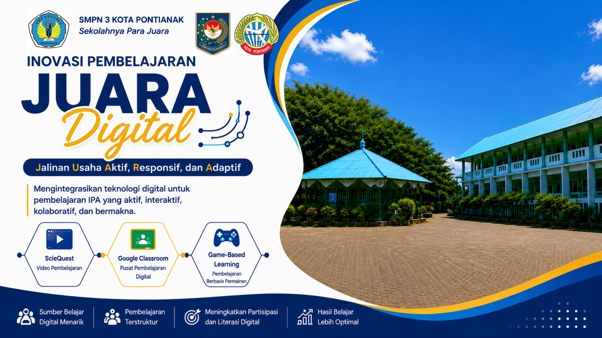 Mengenal JUARA Digital, Inovasi Pembelajaran SMP Negeri 3 Kota Pontianak